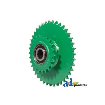 A & I Products Sprocket, Mega Wide Pickup; Idler W/ Bearings, Double, 40/22 Teeth 10" x9" x2" A-AE51818